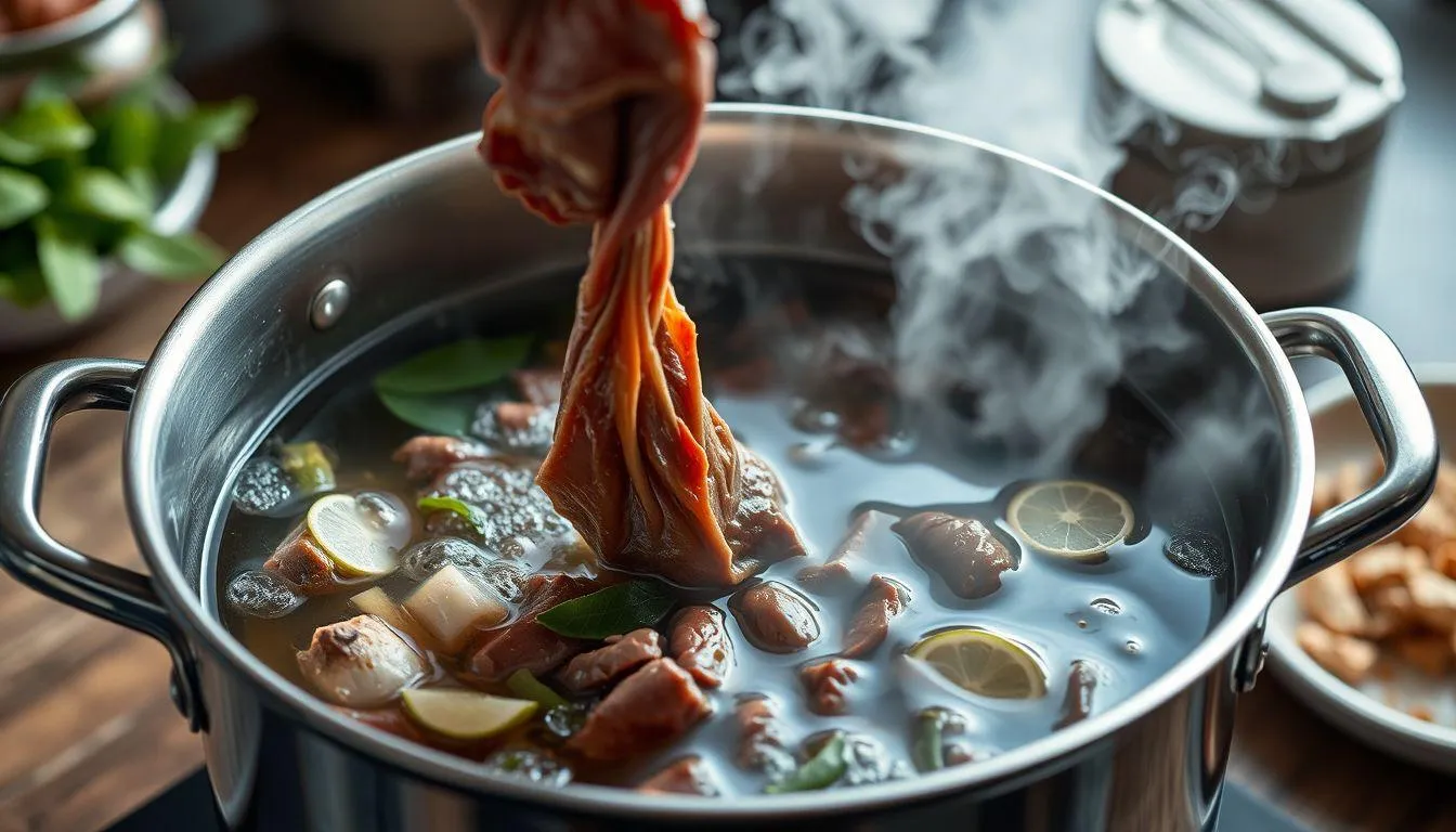 Cara Merebus Kulit Sapi Agar Cepat Empuk (c) Ilustrasi AI