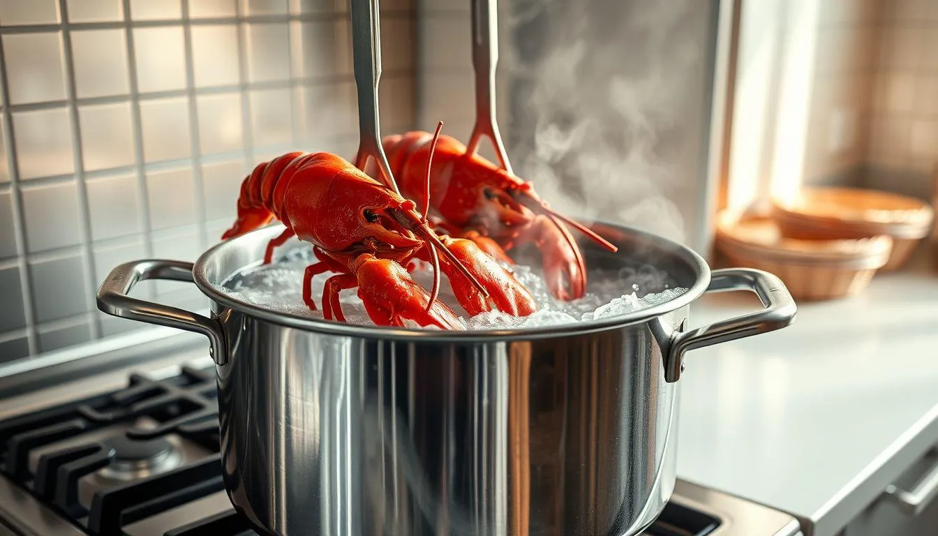 Teknik Dasar Cara Memasak Lobster (c) Ilustrasi AI