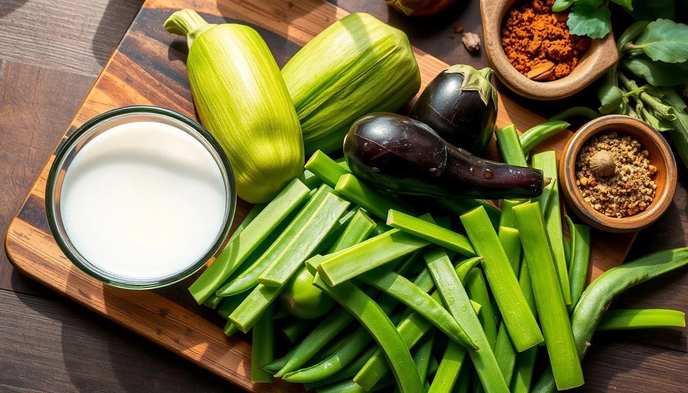 Bahan-Bahan Utama untuk Memasak Lodeh (c) Ilustrasi AI