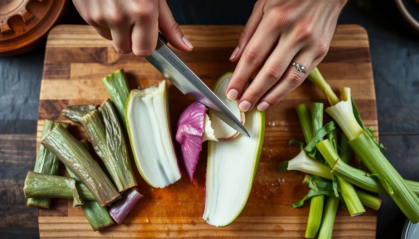 Teknik Mengupas dan Membersihkan Lompong (c) Ilustrasi AI