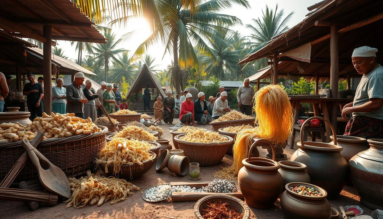 Sejarah dan Asal Usul Mie Gomak (c) Ilustrasi AI