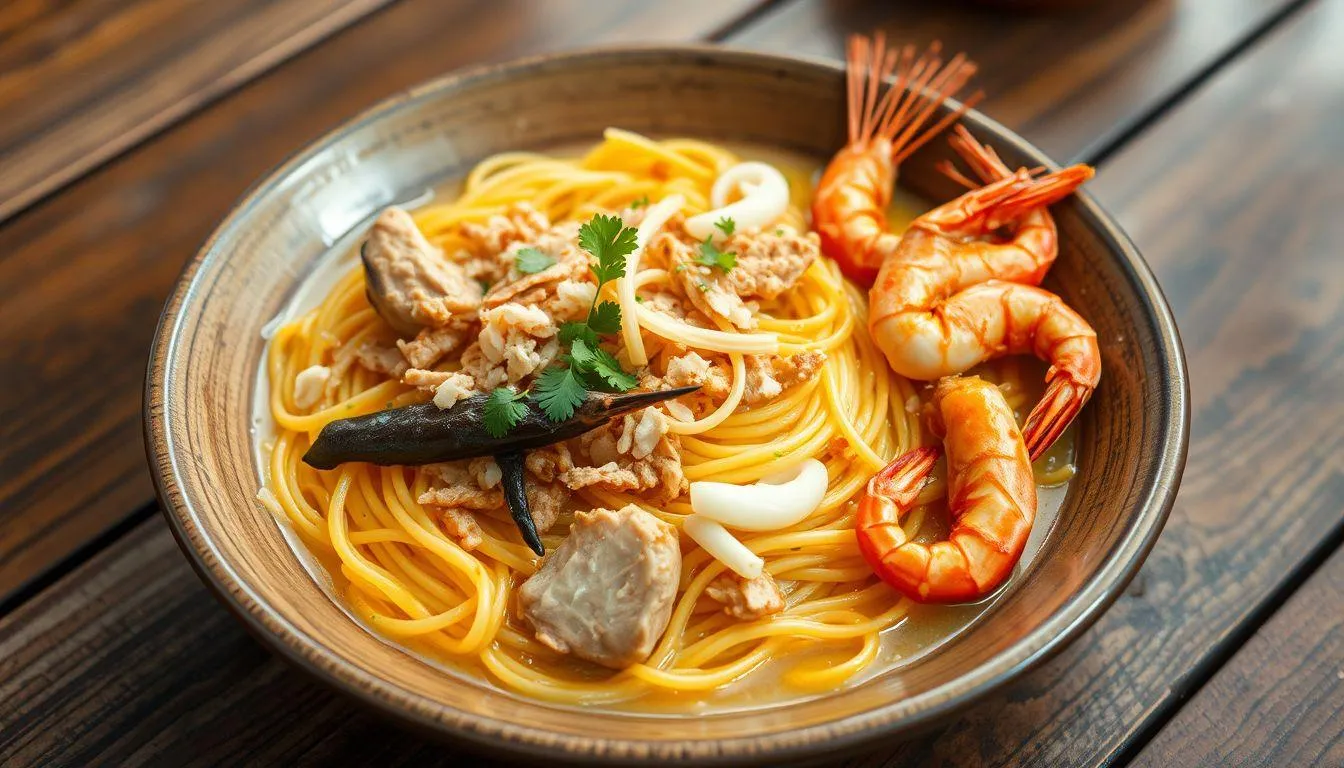 Variasi Resep Mie Gomak (c) Ilustrasi AI