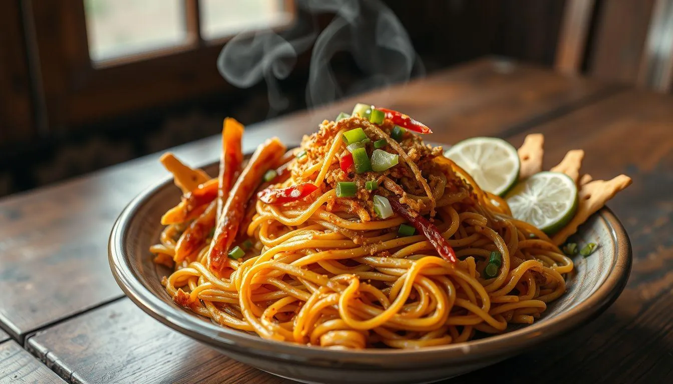 Variasi Resep Mie Goreng yang Populer (c) Ilustrasi AI