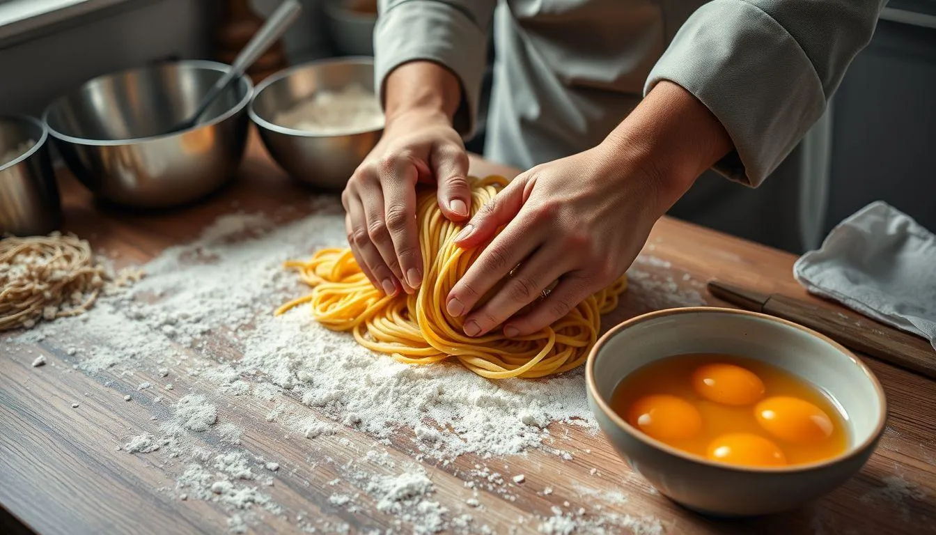 Langkah-Langkah Cara Memasak Mie Telor (c) Ilustrasi AI