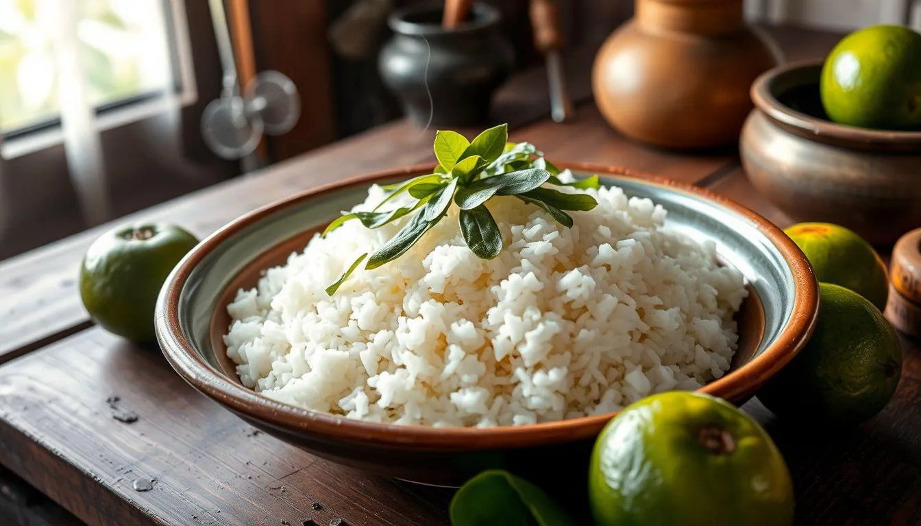 Pengertian dan Karakteristik Nasi Daun Jeruk (c) Ilustrasi AI