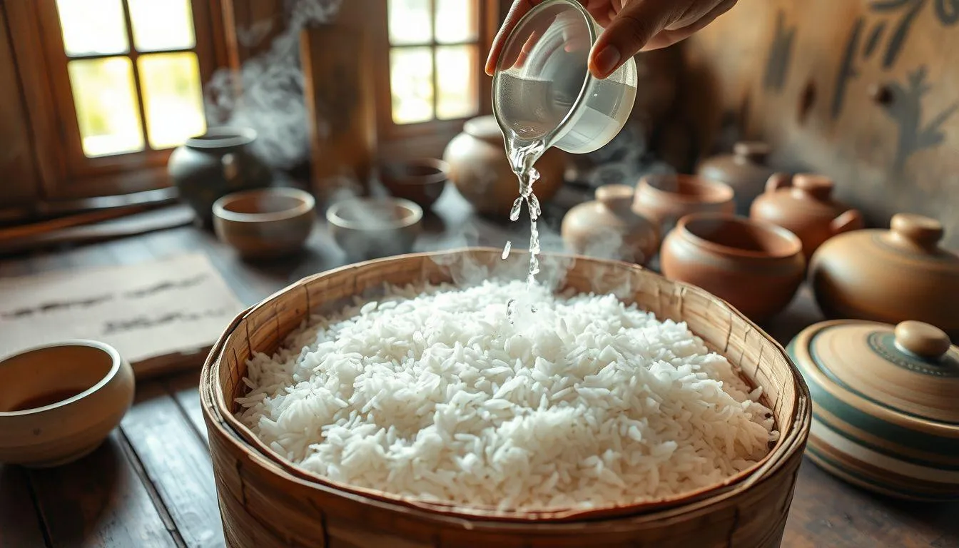 Mengenal Metode Memasak Nasi dengan Disiram (c) Ilustrasi AI