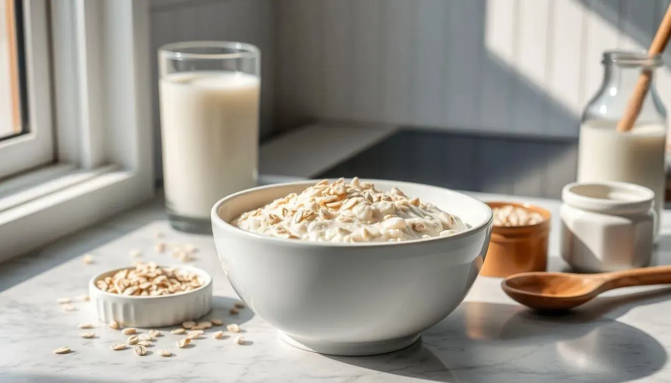 Perbedaan Oatmeal Quaker Merah dan Biru (c) Ilustrasi AI