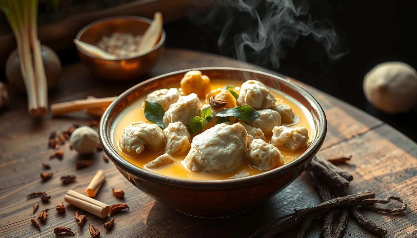 Mengenal Opor Ayam sebagai Hidangan Tradisional Nusantara (c) Ilustrasi AI