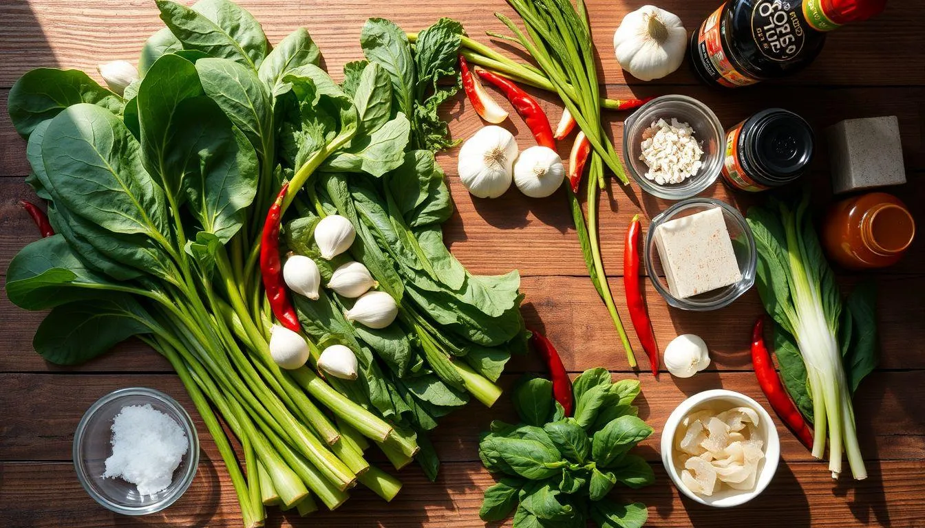 Bahan-Bahan yang Dibutuhkan untuk Oseng Kangkung (c) Ilustrasi AI