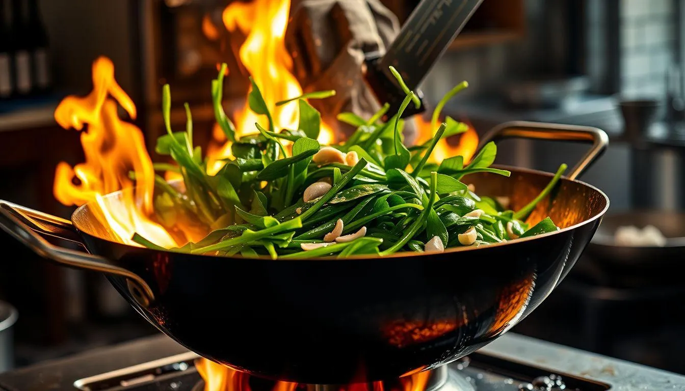 Tips dan Trik Memasak Oseng Kangkung yang Sempurna (c) Ilustrasi AI