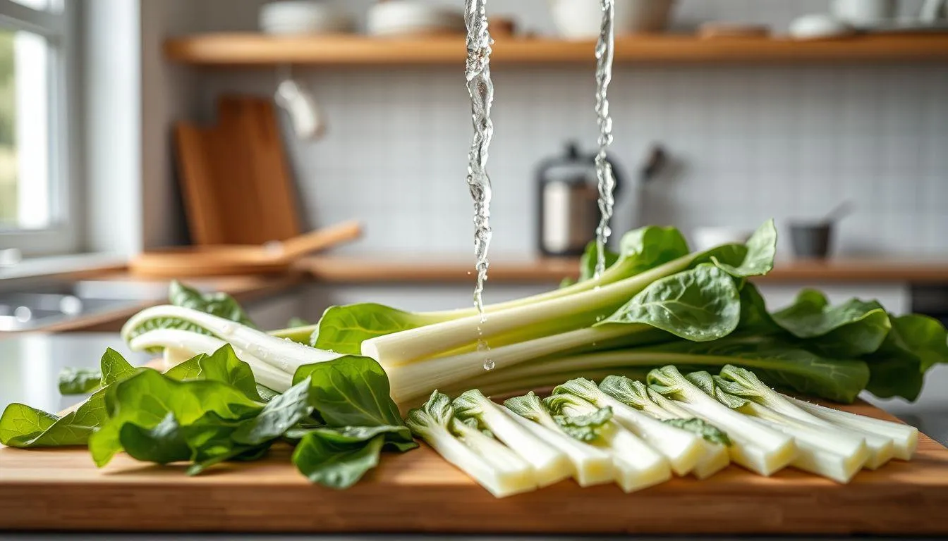 Persiapan Sebelum Memasak Pakcoy (c) Ilustrasi AI