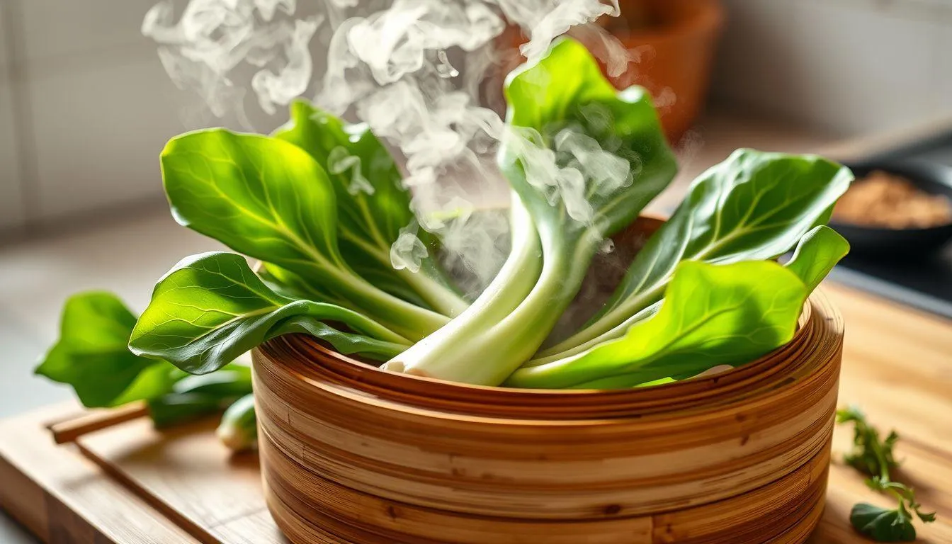 Metode Mengukus Pakcoy (c) Ilustrasi AI