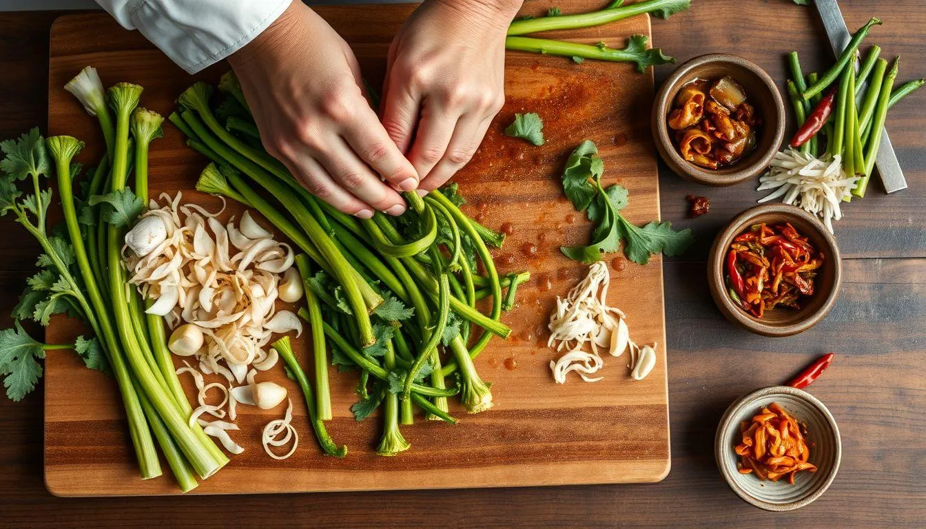 Langkah-Langkah Cara Memasak Pakis Tumis (c) Ilustrasi AI