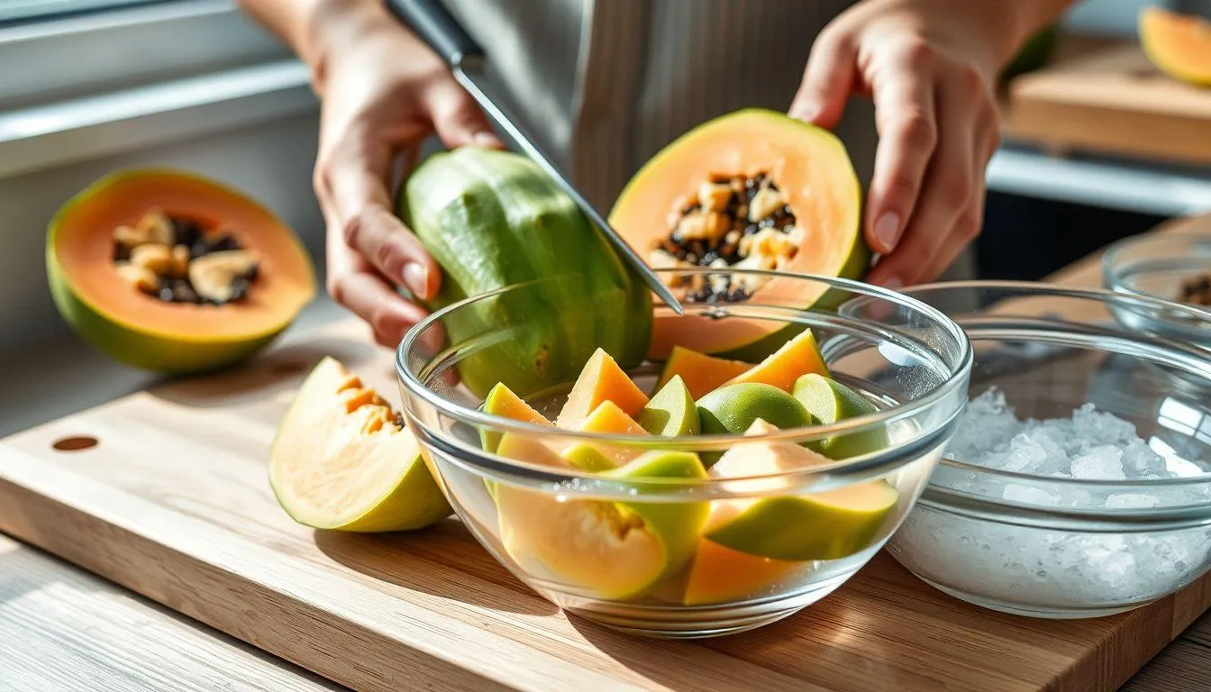 Tips dan Trik Memasak Pepaya Muda yang Sempurna (c) Ilustrasi AI