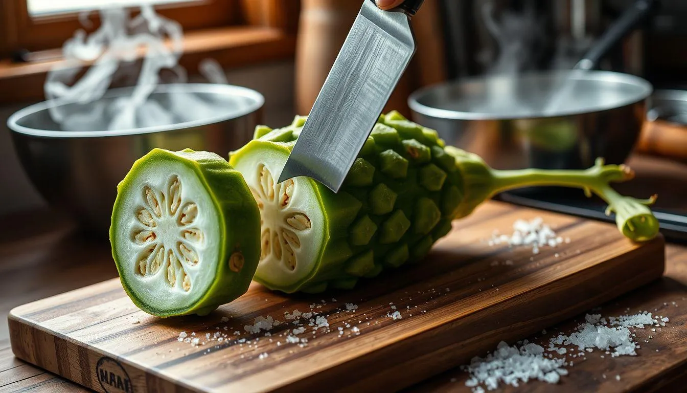 Membelah Pokak untuk Mengeluarkan Getah (c) Ilustrasi AI