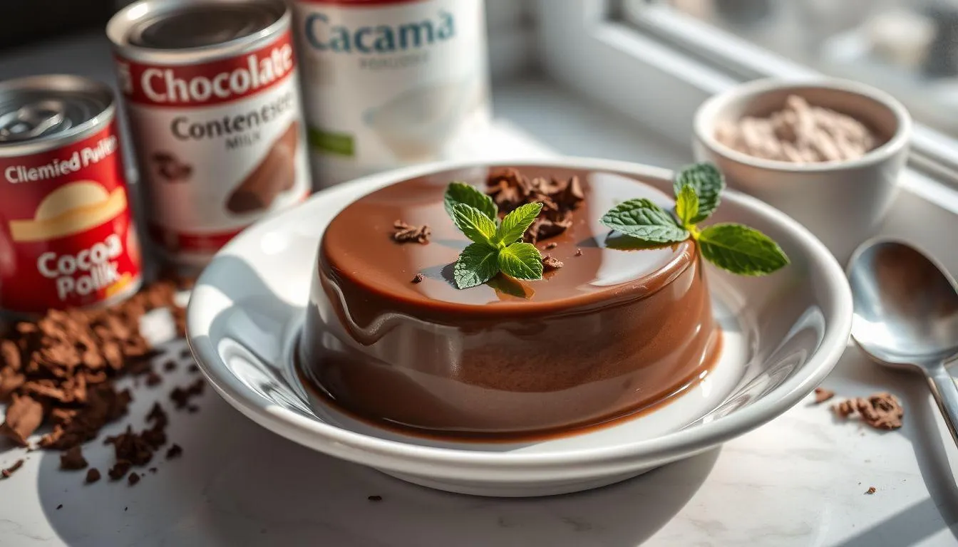 Cara Memasak Puding Susu Cokelat (c) Ilustrasi AI