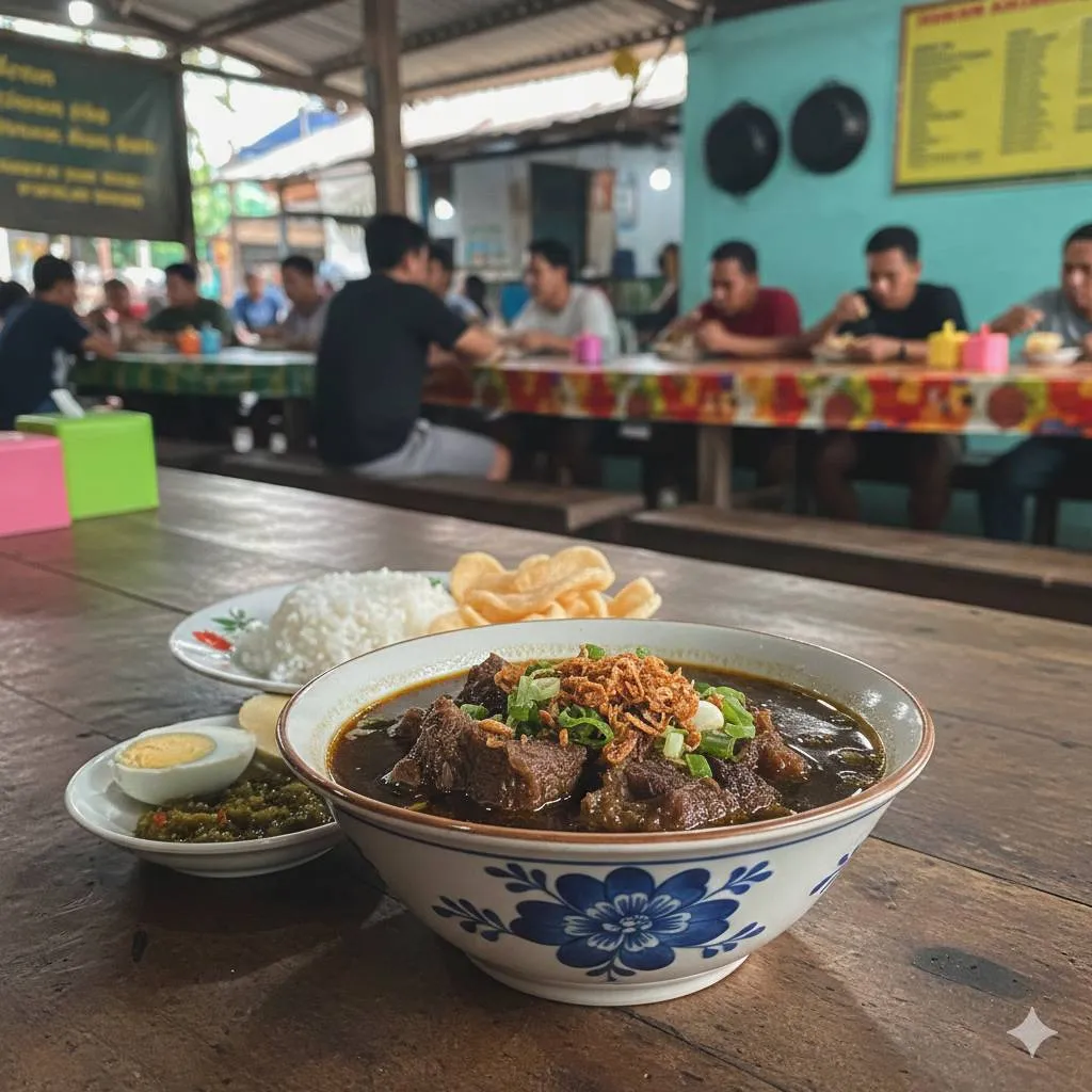 Kandungan Gizi dan Manfaat Rawon untuk Kesehatan (c) Ilustrasi AI