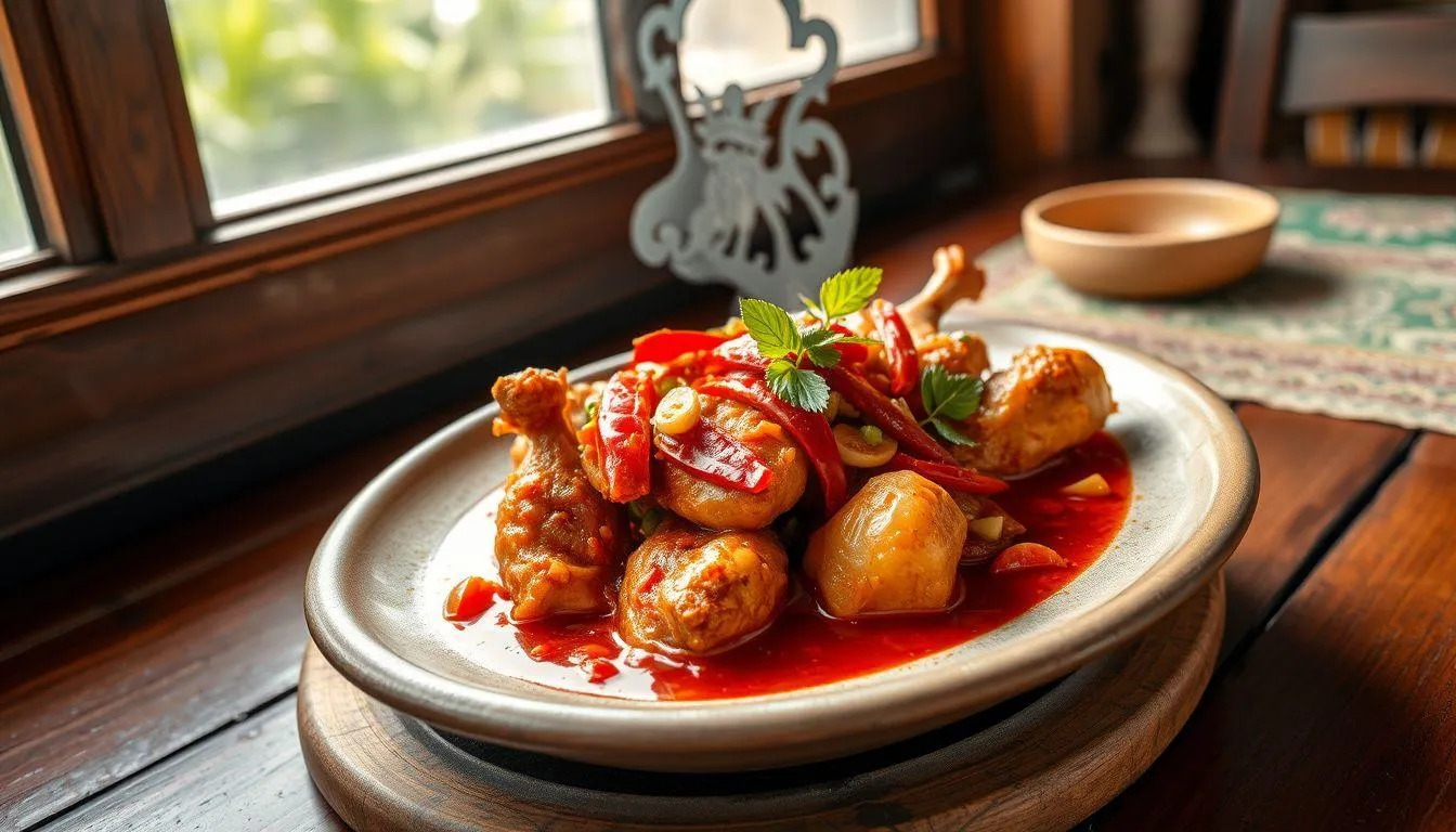 Mengenal Rica Rica Ayam Khas Manado (c) Ilustrasi AI