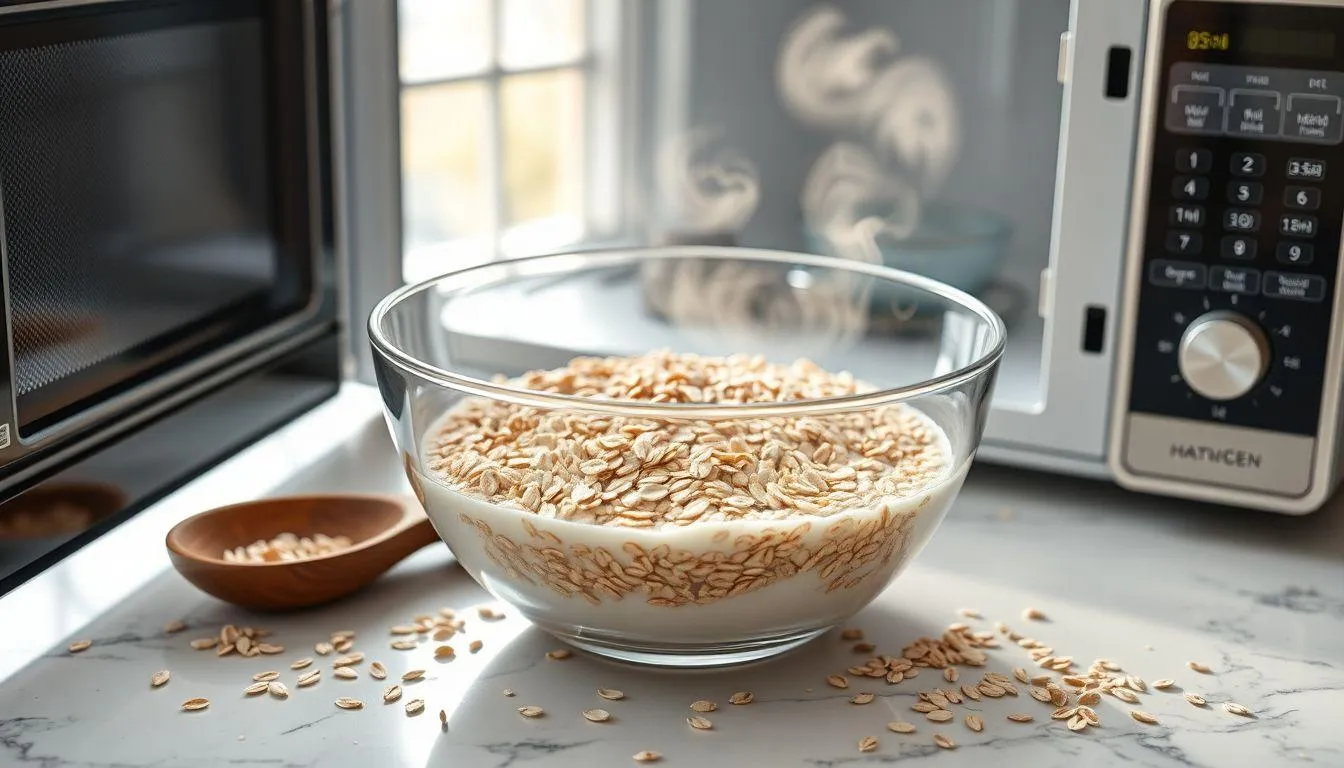 Cara Memasak Rolled Oat dengan Microwave (c) Ilustrasi AI