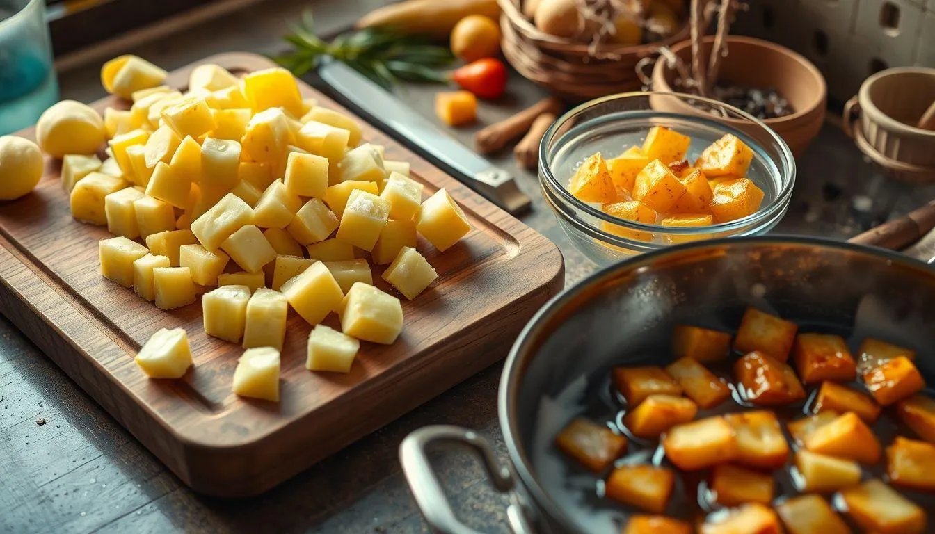 Langkah-Langkah Cara Memasak Sambal Goreng Kentang (c) Ilustrasi AI