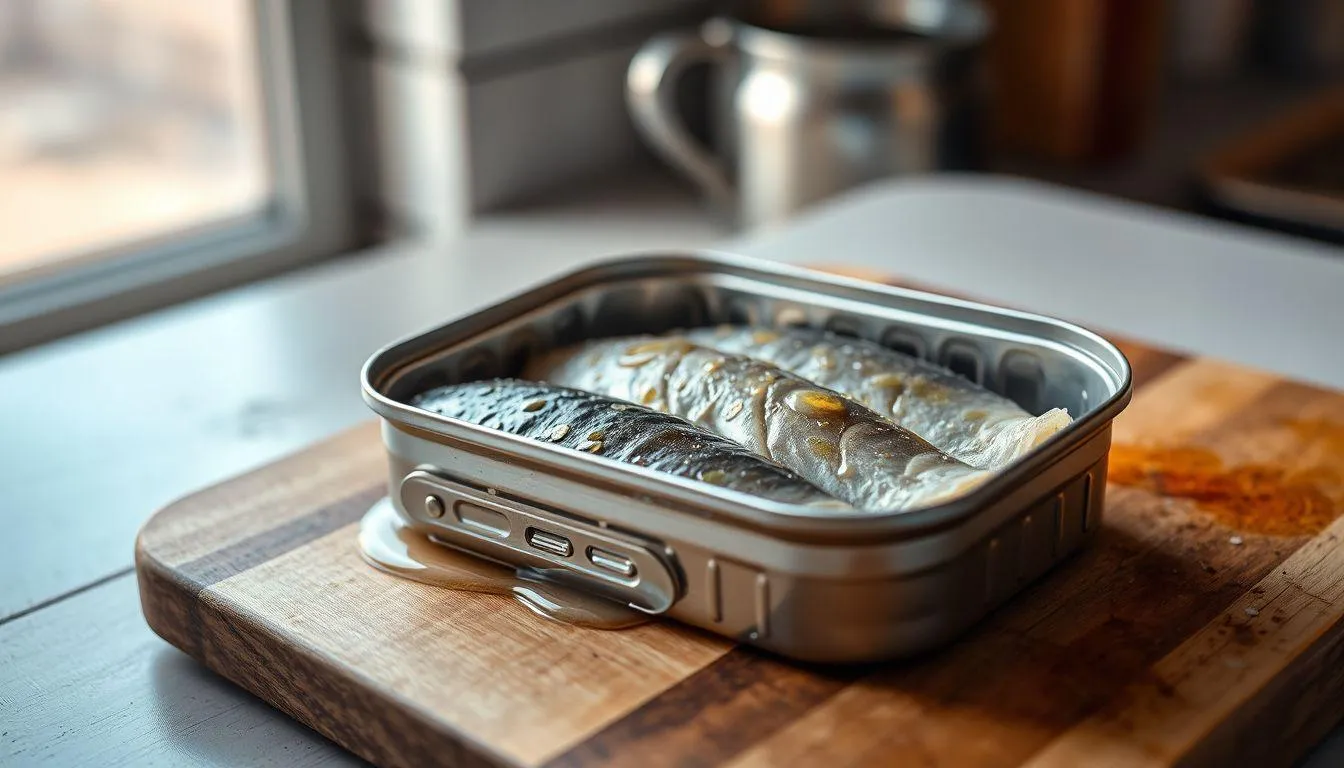 Mengapa Sarden Kaleng Bisa Berbau Amis (c) Ilustrasi AI