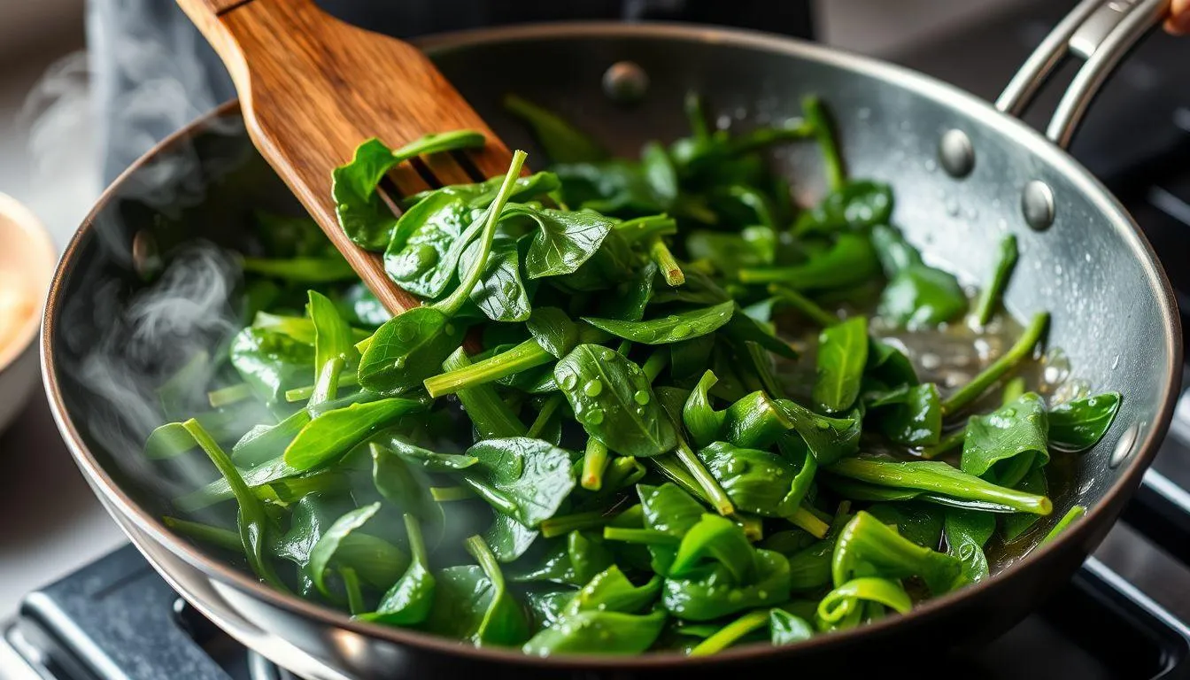 Tips dan Trik Memasak Kangkung yang Sempurna (c) Ilustrasi AI