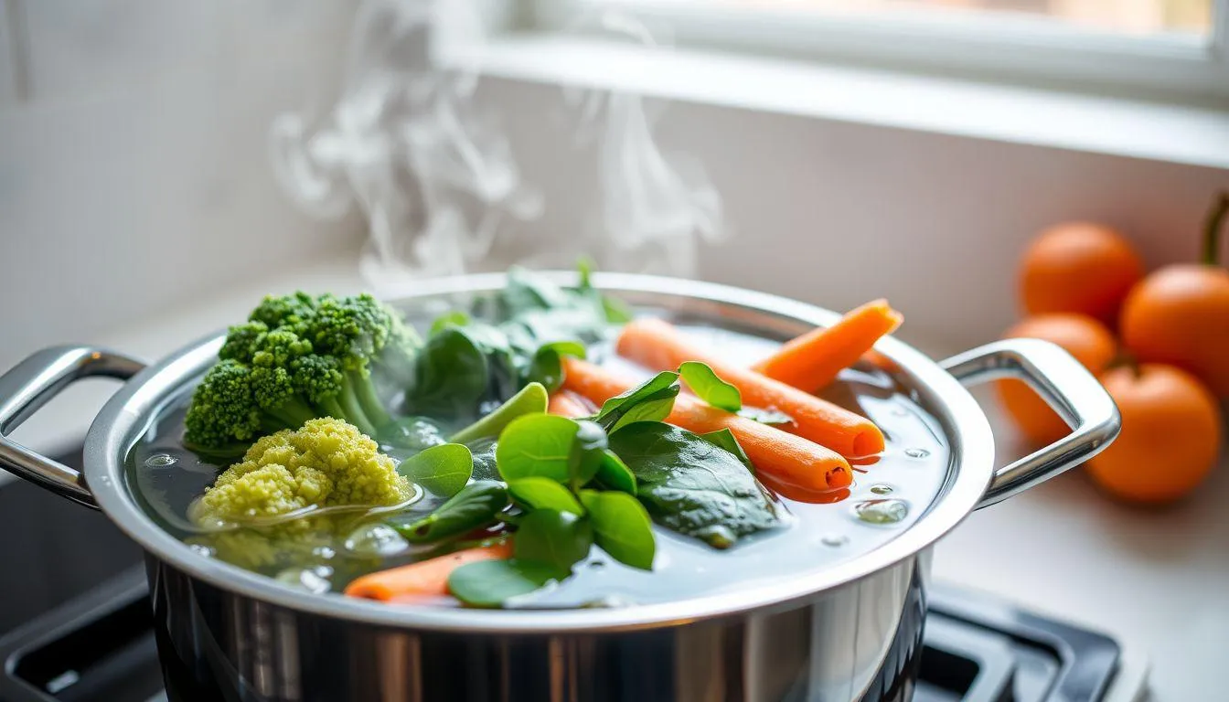 Metode Merebus Sayuran untuk Diet (c) Ilustrasi AI