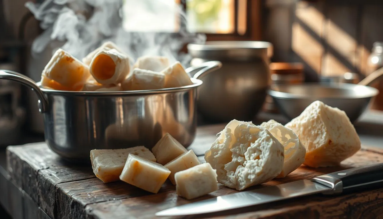 Mengenal Teknik Memasak Singkong yang Tepat (c) Ilustrasi AI