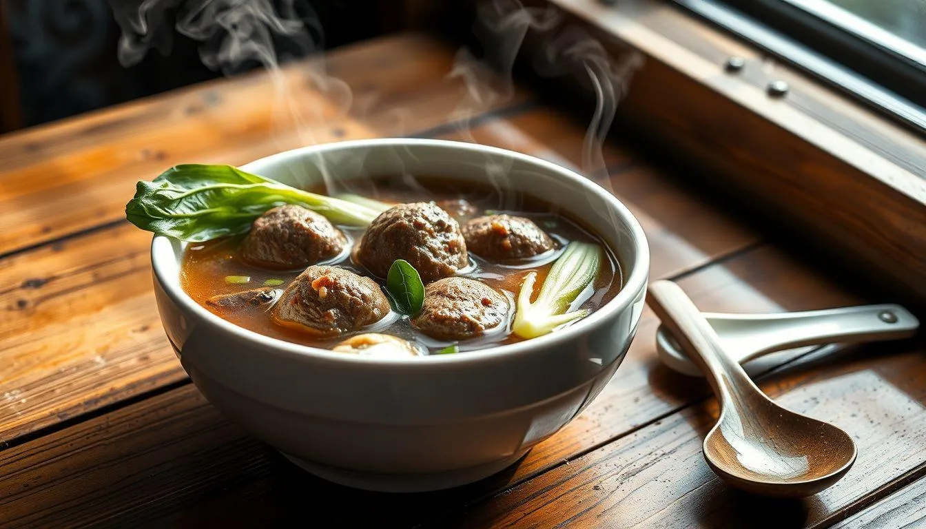 Bahan-Bahan yang Dibutuhkan untuk Membuat Sop Bakso (c) Ilustrasi AI