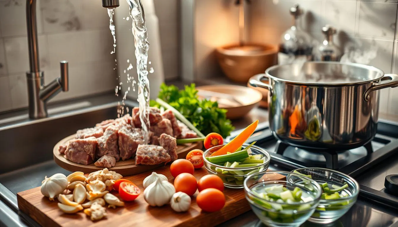 Langkah-Langkah Cara Memasak Sop Daging (c) Ilustrasi AI