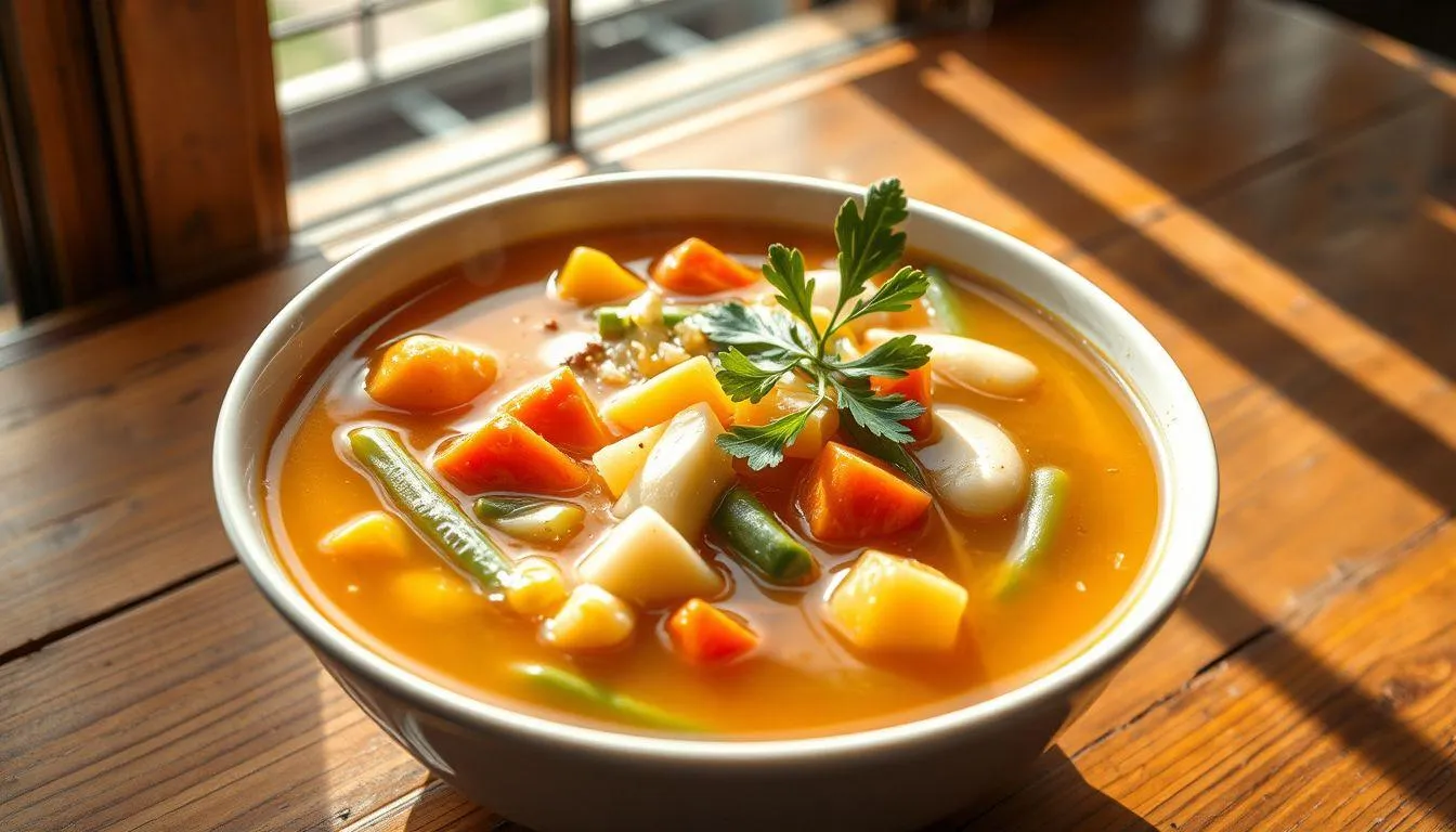 Pengenalan Sop Sayur sebagai Menu Favorit Keluarga (c) Ilustrasi AI