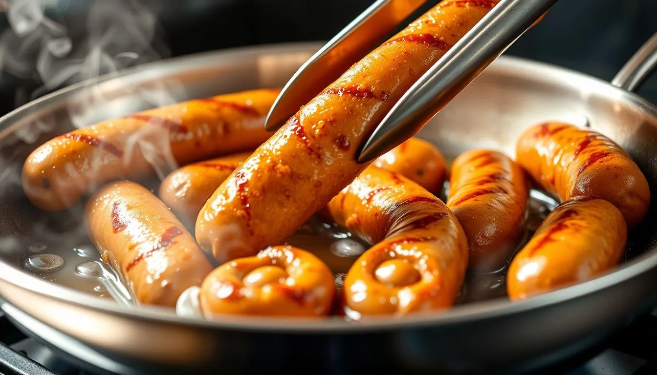 Cara Memasak Sosis Goreng Sederhana (c) Ilustrasi AI