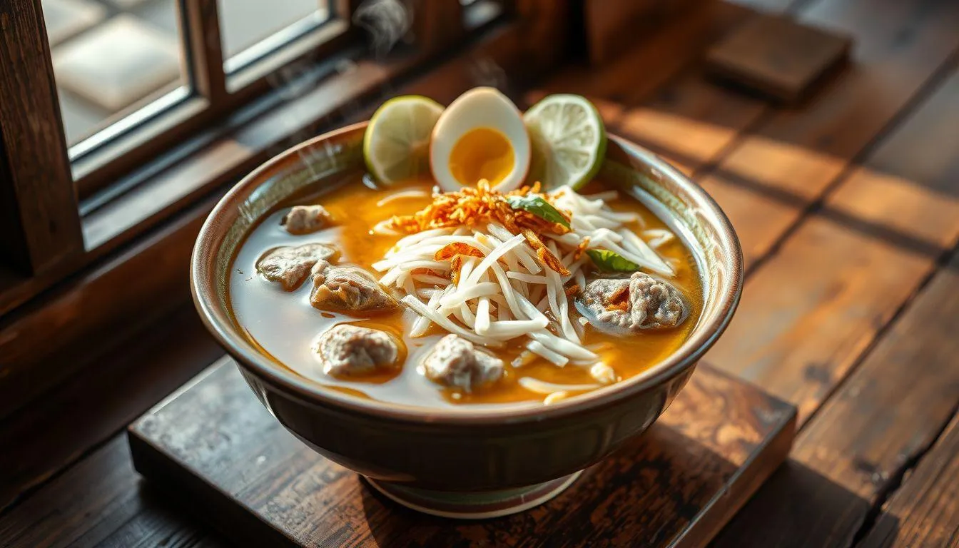 Sejarah dan Asal Usul Soto Daging (c) Ilustrasi AI