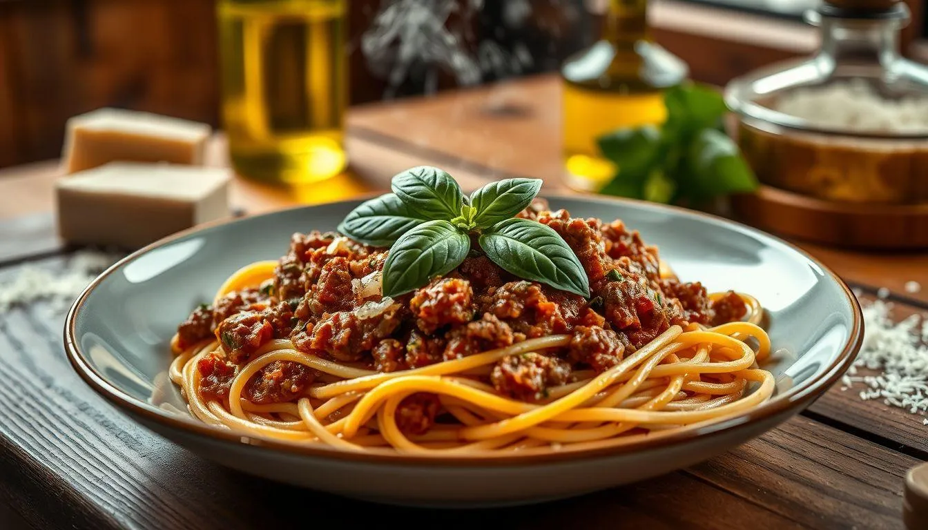 Cara Memasak Spaghetti Bolognese Klasik (c) Ilustrasi AI