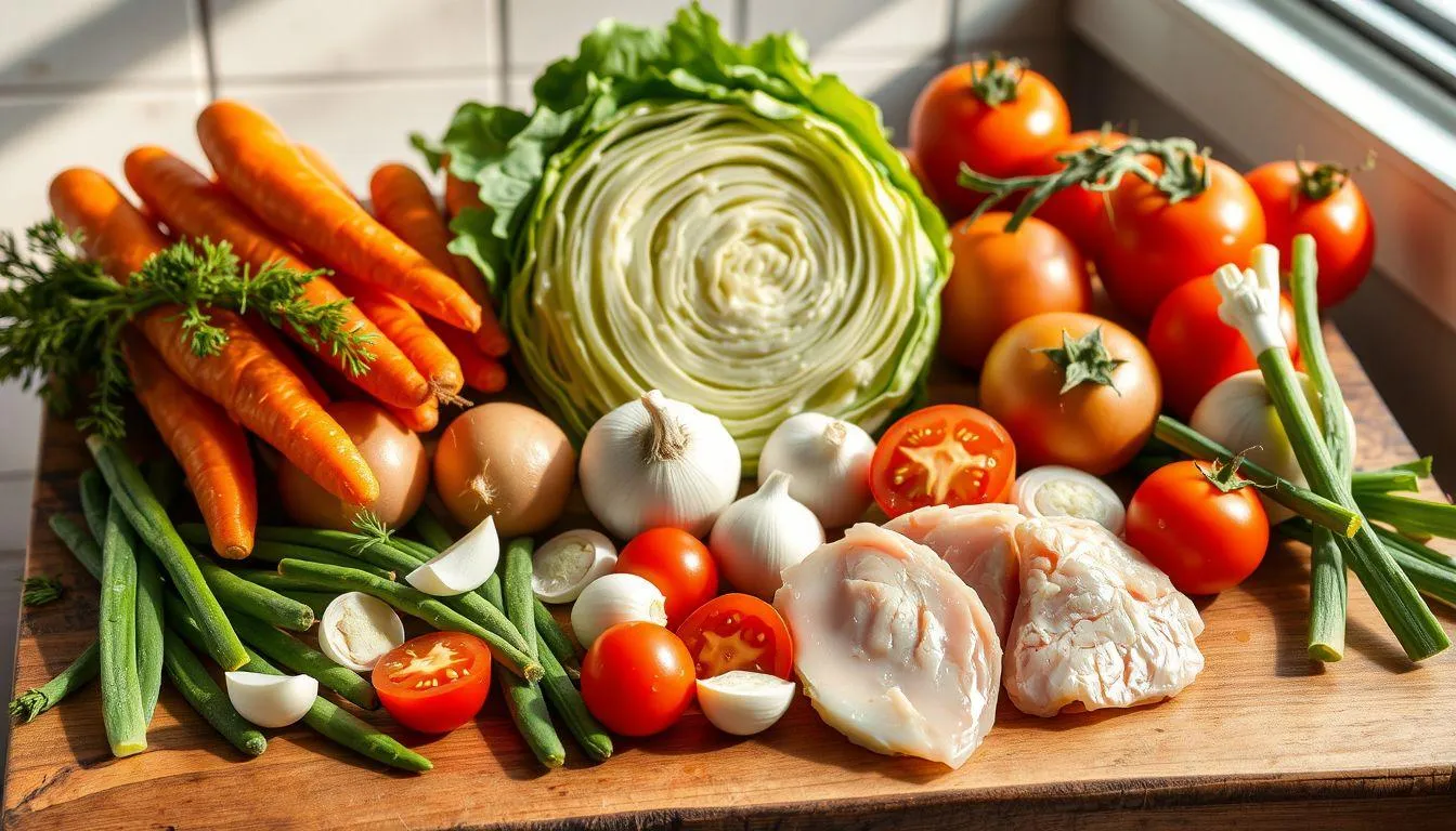 Persiapan Bahan untuk Memasak Sup (c) Ilustrasi AI