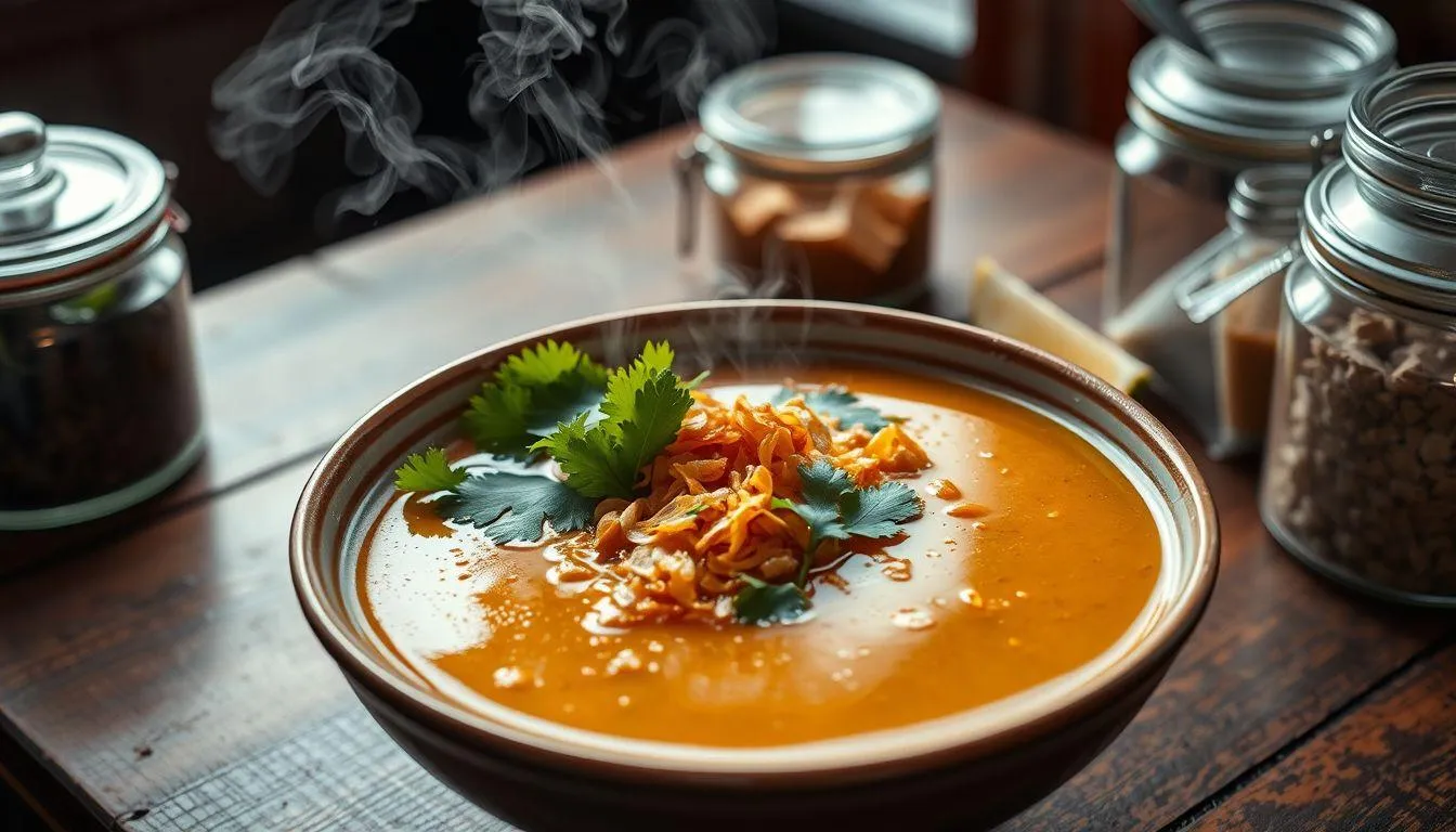 Penyimpanan dan Penyajian Sup (c) Ilustrasi AI