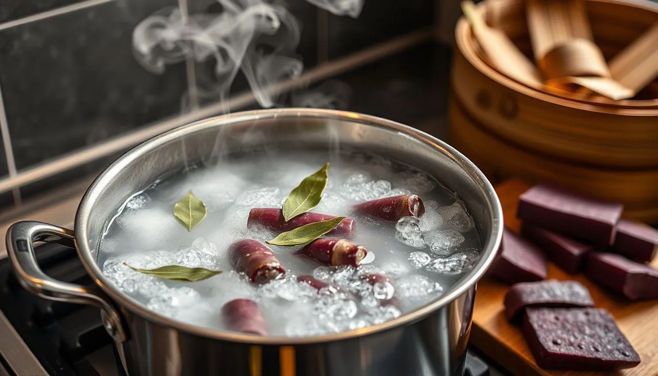 Teknik Pemasakan Talas yang Benar (c) Ilustrasi AI