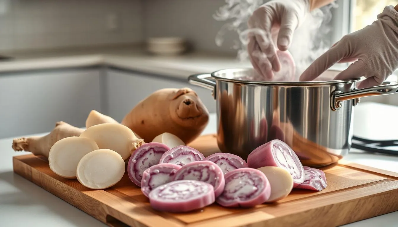 Tips Tambahan Mengolah Talas (c) Ilustrasi AI