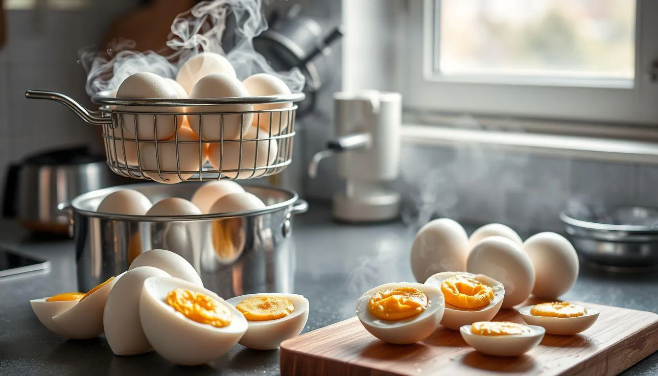 Metode Alternatif Memasak Telur Rebus (c) Ilustrasi AI