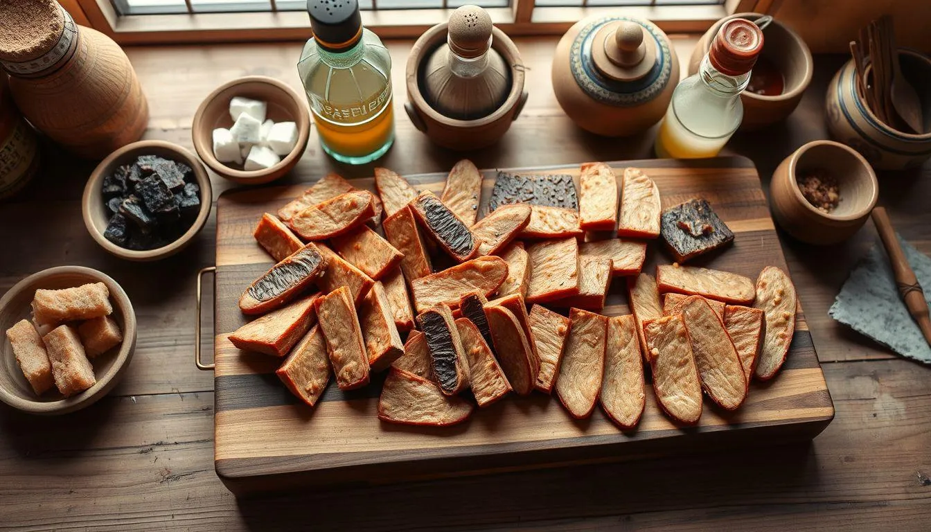 Bahan-Bahan untuk Membuat Tempe Bacem (c) Ilustrasi AI