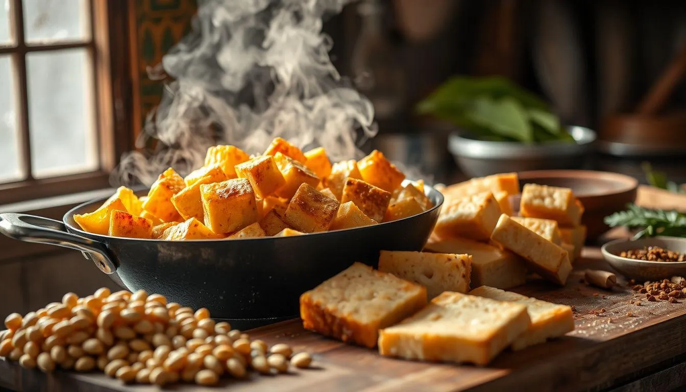 Pengertian dan Dasar Memasak Tempe (c) Ilustrasi AI