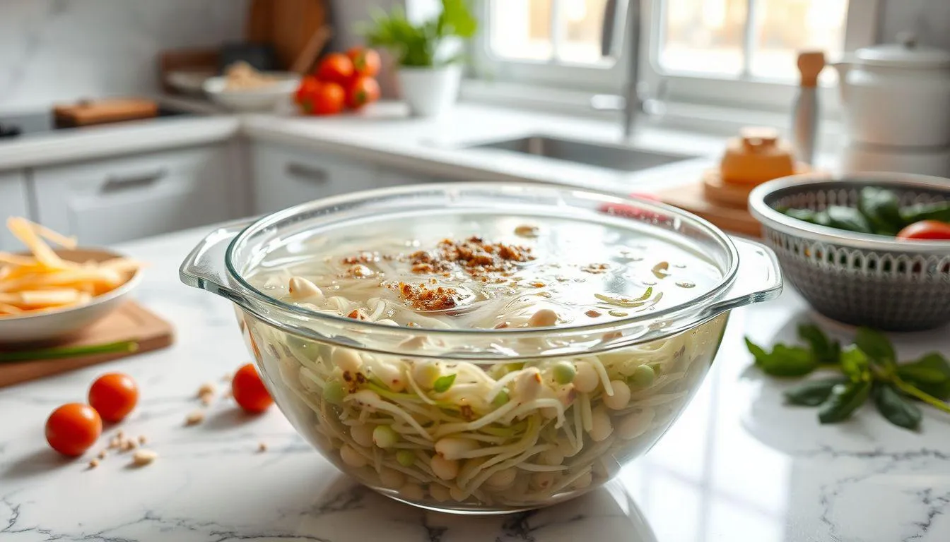 Persiapan Sebelum Memasak Toge (c) Ilustrasi AI