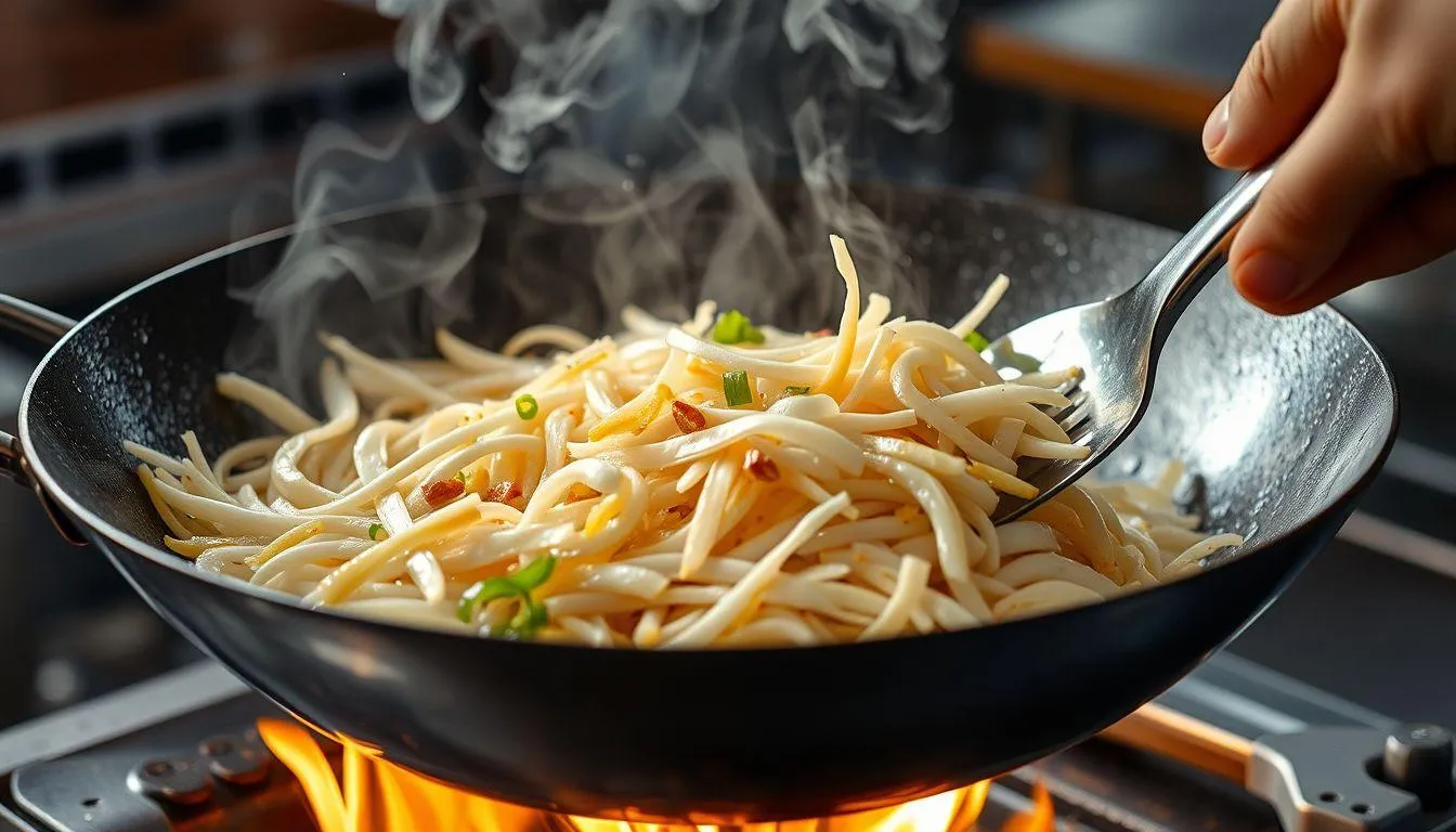 Teknik Dasar Menumis Toge (c) Ilustrasi AI