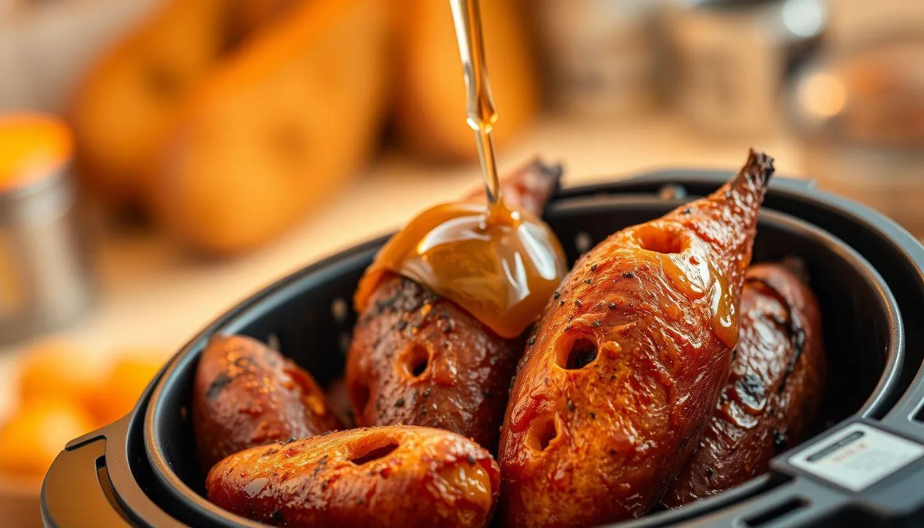 Cara Memasak Ubi Cilembu dengan Air Fryer (c) Ilustrasi AI