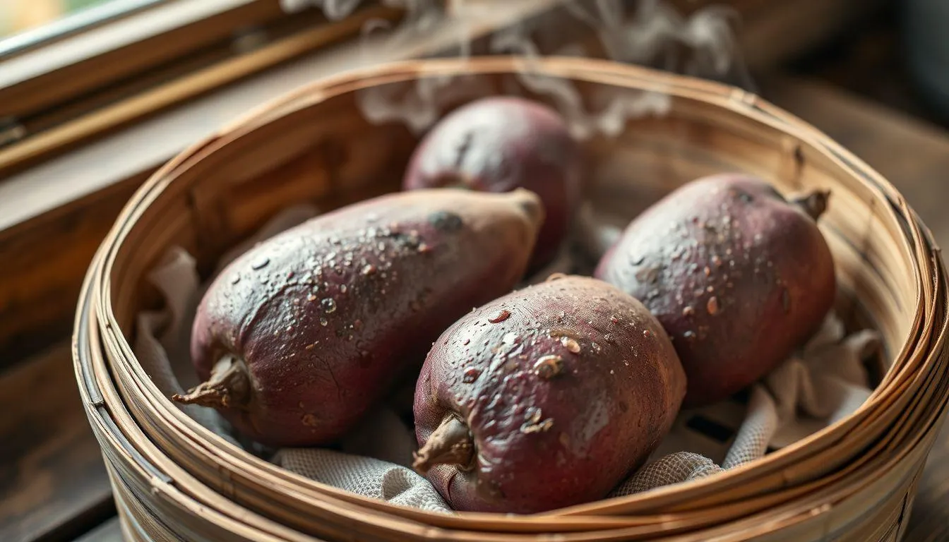 Cara Mengukus Ubi Cilembu Agar Keluar Madu (c) Ilustrasi AI