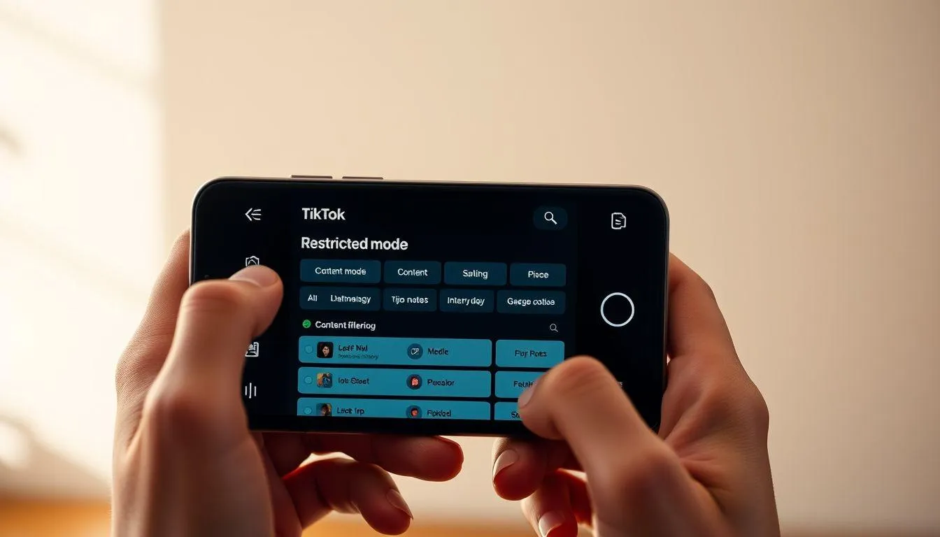 Pengertian Mode Terbatas TikTok dan Fungsinya (credit:Image by AI)
