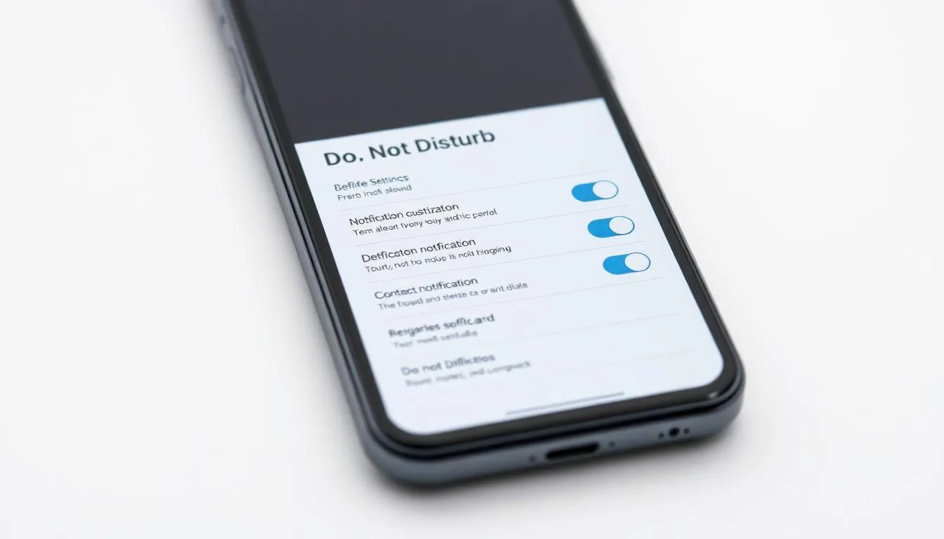 Menyesuaikan Pengaturan Do Not Disturb Sesuai Kebutuhan (c) Ilustrasi AI