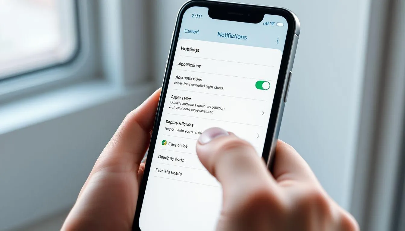 Menonaktifkan Notifikasi Aplikasi Secara Individual (c) Ilustrasi AI