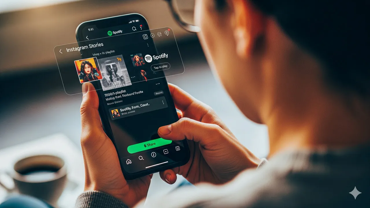 Apa Itu Playlist Spotify? (c) Ilustrasi AI
