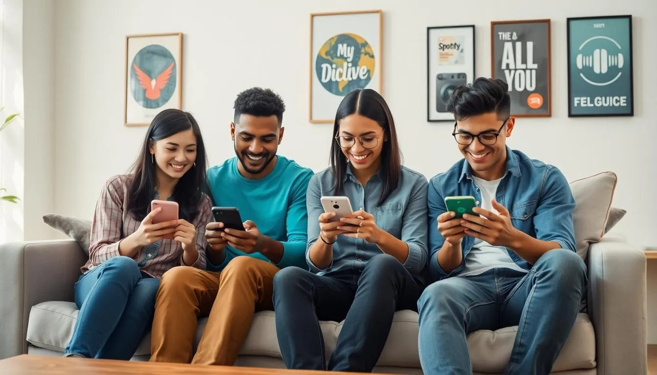 Cara Membuat Playlist di Spotify (c) Ilustrasi AI